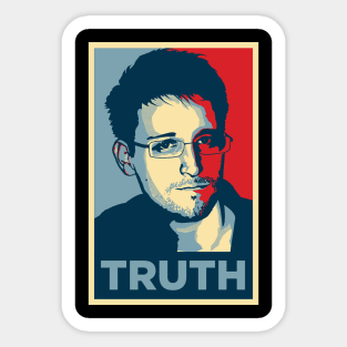 Edward Snowden Poster Sticker